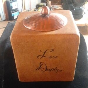 Square Ceramic Candle Holder